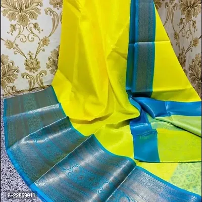 Banarasi Silk Sarees With Zari Work  Blouse Piece-thumb2