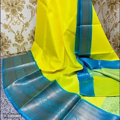 Banarasi Silk Sarees With Zari Work  Blouse Piece-thumb2