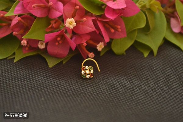 Trendy Brass Nose pin for Women