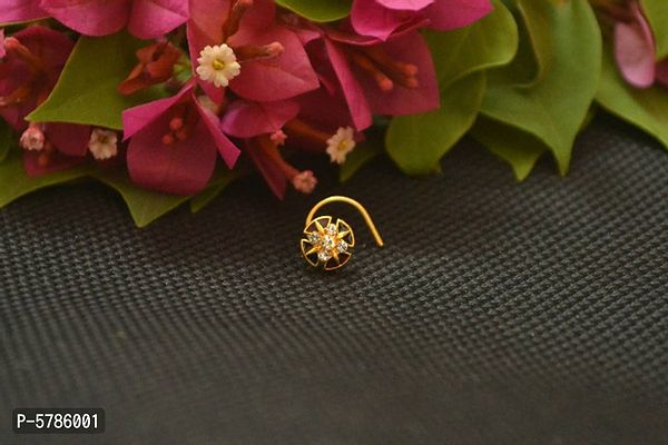 Trendy Brass Nose pin for Women