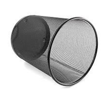 Bhadani Sales Metal Mesh Big Size Dustbin for Room for Kids,Waste Paper Basket, 235 X 265 X 190 MM, Black-thumb2