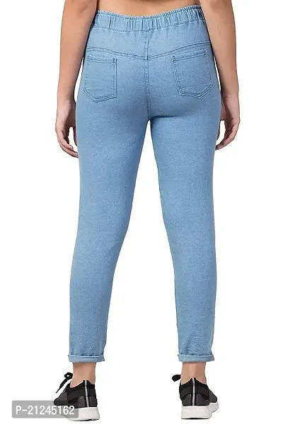 BHADANI SALES/Women's Slim Fit Joggers (Light Blue, Free Size)-thumb5
