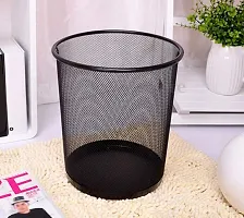 Bhadani Sales Metal Mesh Big Size Dustbin for Room for Kids,Waste Paper Basket, 235 X 265 X 190 MM, Black-thumb3