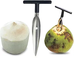 Kiblin Coconut Opener Tool, Coconut Driller, Coconut Opener Machine, Coconut Opener Knife, Coconut Water Opener Stainless Steel Coconut Opener | Pack of 1-thumb4