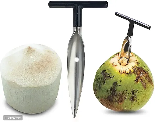 Kiblin Coconut Opener Tool, Coconut Driller, Coconut Opener Machine, Coconut Opener Knife, Coconut Water Opener Stainless Steel Coconut Opener | Pack of 1-thumb5