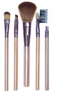 BHADANI SALES / 5 Pc. Makeup Brush Set for Professional Use (Multi)-thumb1