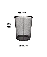 Bhadani Sales Metal Mesh Big Size Dustbin for Room for Kids,Waste Paper Basket, 235 X 265 X 190 MM, Black-thumb4