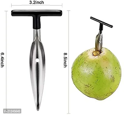 BHADANI SALES Stainless Steel Coconut Opener Tool, Coconut Driller, Coconut Opener Machine, Coconut Opener Knife, Coconut Water Opener-thumb4