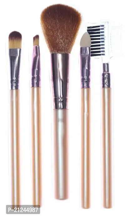 BHADANI SALES / 5 Pc. Makeup Brush Set for Professional Use (Multi)-thumb0