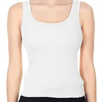 Woman Cotton Full Lenth Camisole Gold Black White Pack of-3-thumb3
