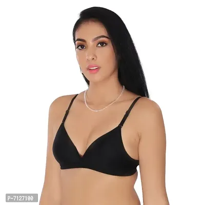 Women Solid Padded T-Shirt Bra-thumb4