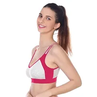 Girls Regular Cotton Sport Bra-thumb2