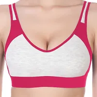 Girls Regular Cotton Sport Bra-thumb3