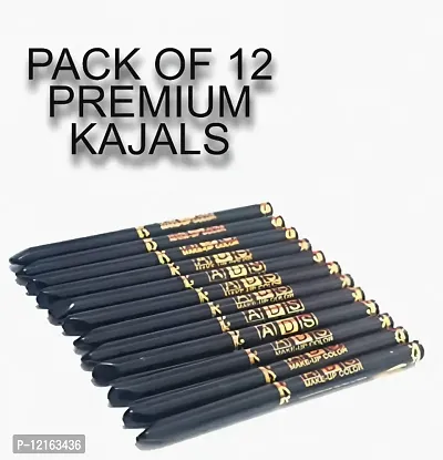 COMBO PACK OF A.D.S 12 PIECE PREMIUM BLACK KAJALS-thumb0