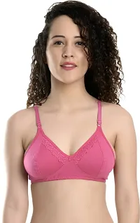 Womens Cotton Non Padded Bra Combo Pack of 3-thumb2