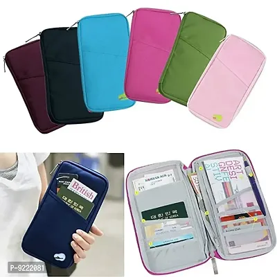 Resistance Passport Bag / Passport Holder / Passport Pouch / Passport Cover/ Passport Wallet Organizer Case for Credit Cards Ticket Coins Currency and Pen with Handle-thumb3