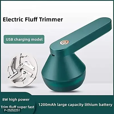 Electric Lint Remover Rechargeable, Portable Fabric Shavers for Clothes(Green) Pack of 1-thumb2