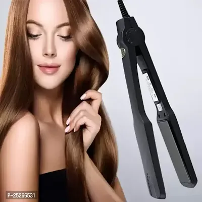 KM 329 AA New Professional Hair Straightener With Temperature Control Setting Hair Straightener  (Multicolor) pack of 1-thumb0