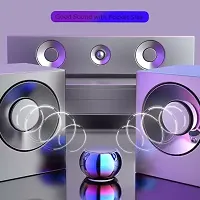 Mini Boost 3D Metal Speaker Magic Loud Sound Effect multicolor)-thumb4