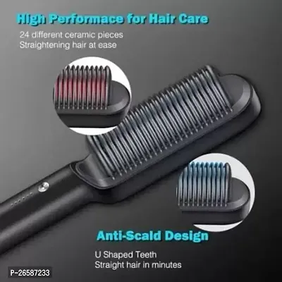 909B Hair Straightener Comb Brush Hair Straightening PACK OF 1-thumb2