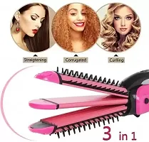 3 In 1 Professional Straightener Crimper Roller Hair Styler For Women(Multi-Colour)-thumb1