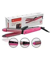 HAIR STYLER FOR GIRLS WITH CERAMIC COATING STRAIGHTENER PACK OF 1-thumb2