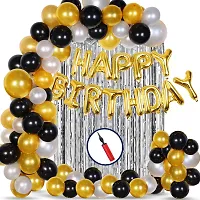 Happy Birthday Letter Foil Balloon (16 Inch) Pack of 1  Assorted Color-thumb3