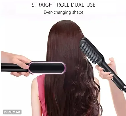 Hair Straightening Iron Built with Comb, Fast Heating  5 Temp Settings pack of 1-thumb3