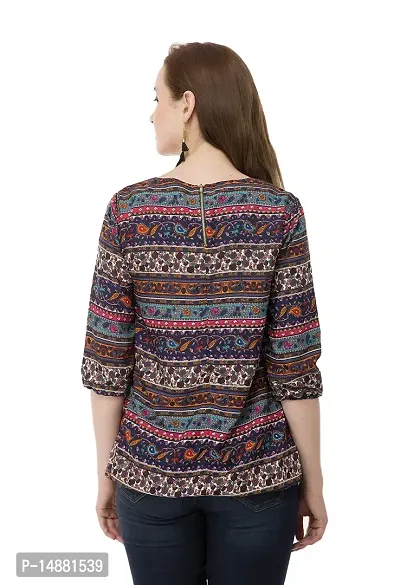 absorbing Women's Top (Bhavya31_XL_Multicolored_X-Large)-thumb4