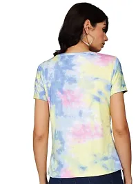 absorbing Women Cotton Lyrca Printed T-Shirt-thumb3