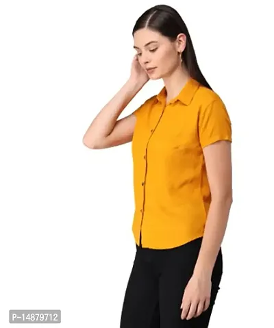 absorbing Women Regular Fit Rayon TopShirt