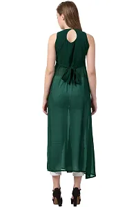 absorbing Women Fit  Flared Solid Dress-thumb3