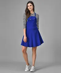 absorbing Women Pinafore Solid Dress-thumb1