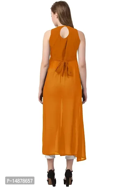 absorbing Women Fit  Flared Solid Dress-thumb4