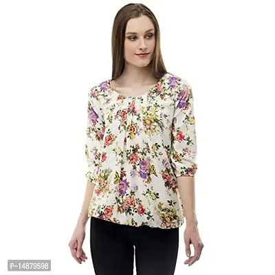 absorbing Women Crepe Printed Top-thumb0