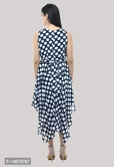 absorbing Women Asymmetric Printed Dress-thumb4