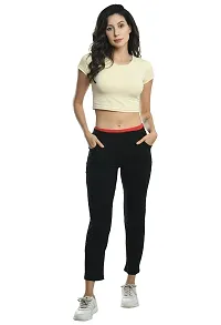 absorbing Women Casual Solid Regular Trousers-thumb1