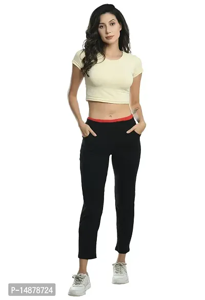 absorbing Women Casual Solid Regular Trousers-thumb2