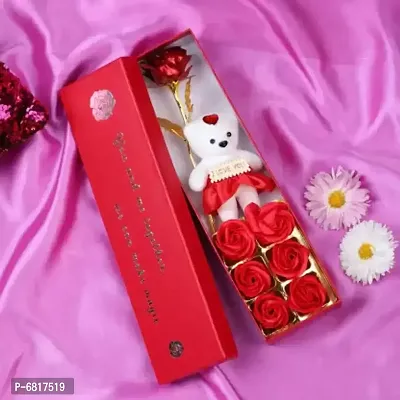 Artificial Flower, Soft Toy, Showpiece Gift Set-thumb0