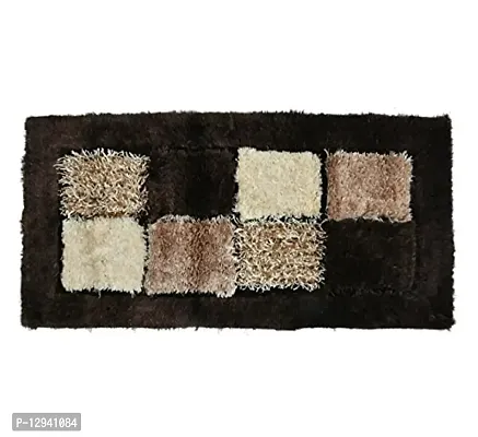 Shopgallery Furnishing Super Soft Modern Designer Polyester Soft Indoor Anti Slip Shaggy Area Rug Carpet Kalin for Dining Room, Bedroom ( 18 X 28 Inch , Multi_ 7 )-thumb3