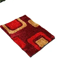 Shopgallery Furnishing Super Soft Modern Designer Polyester Soft Indoor Anti Slip Shaggy Area Rug Carpet Kalin for Dining Room, Bedroom ( 16 X 24 Inch , Multi 1 )-thumb1