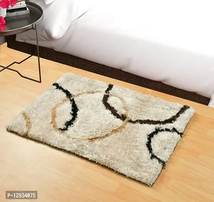 Shopgallery Furnishing Super Soft Modern Designer Polyester Soft Indoor Anti Slip Shaggy Area Rug Carpet Kalin for Dining Room, Bedroom ( 20 X 32 Inch , Multi 12 )