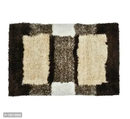 Shopgallery Multicoloured High Density Polyester Modern Shaggy Runner 2 x 3 feets-thumb2