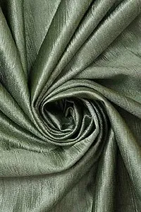 shopgallery 4 x 7 feet Green Polyester Blackout Door Curtain (Pack Of 3)-thumb3