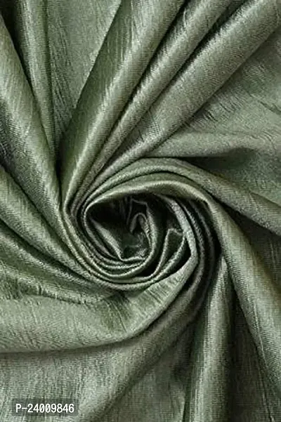 shopgallery 4 x 7 feet Green Polyester Blackout Door Curtain (Pack Of 3)-thumb4