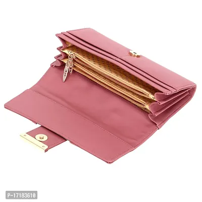 Sadia Casual Formal Clutch/Wallet/Purse for Women (Pink)-thumb5