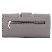 Sadia Casual Formal Clutch/Wallet/Purse for Women (Grey)-thumb3