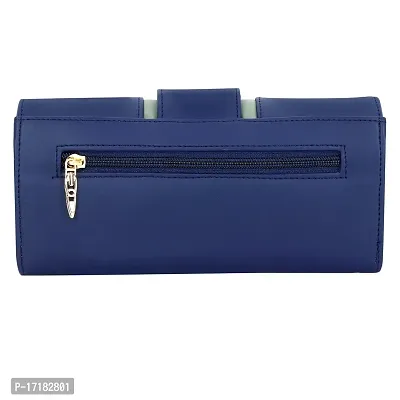 Sadia Casual Formal Clutch/Wallet/Purse for Women (Blue)-thumb4