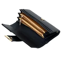 Sadia Casual Formal Clutch/Wallet/Purse for Women (Black)-thumb4