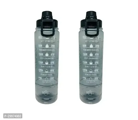 School Trendy Water Bottle Water Bottles for kids 1000 ml pack of 2